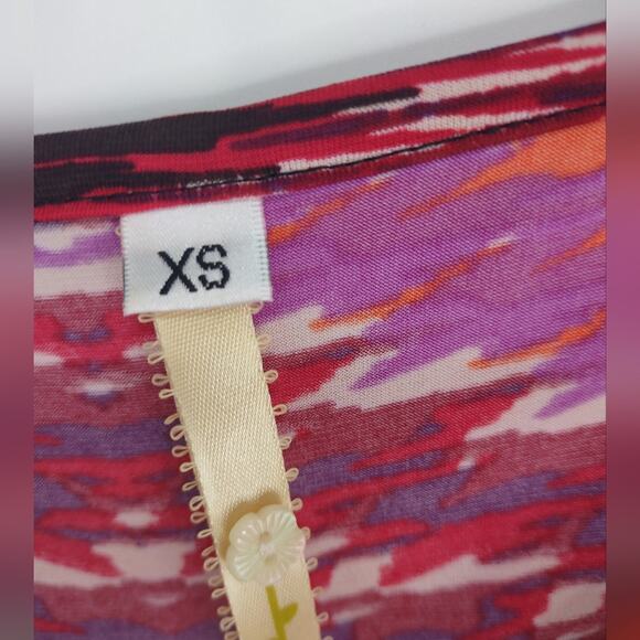 Uncle Frank Shift Tee Shirt Loose Tie Dye Pink Dress Size XS - Picture 2 of 4